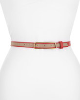 Thumbnail for your product : Akris Leather & Horsehair Belt, Cordage Red