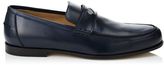 Thumbnail for your product : Jimmy Choo Darblay Navy Shiny Calf Leather Loafers