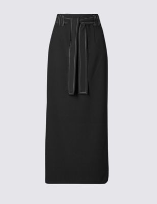 Marks and Spencer Tie Maxi Skirt