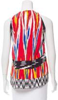 Thumbnail for your product : Altuzarra Ikat Printed Silk Top w/ Tags