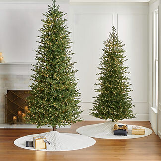 Frontgate Starry Night Microlight Slim Profile Tree - 9 Ft. Christmas Tree