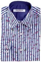 Thumbnail for your product : Isaac Mizrahi Rose Stripe Dress Shirt (Toddler, Little Boys, & Big Boys)