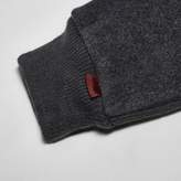 Thumbnail for your product : River Island Mens Grey fleece knit gloves