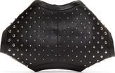 Thumbnail for your product : Alexander McQueen Black Leather Degraded Stud De Manta Clutch