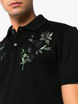 Thumbnail for your product : Alexander McQueen Rose Embroidered Polo Shirt