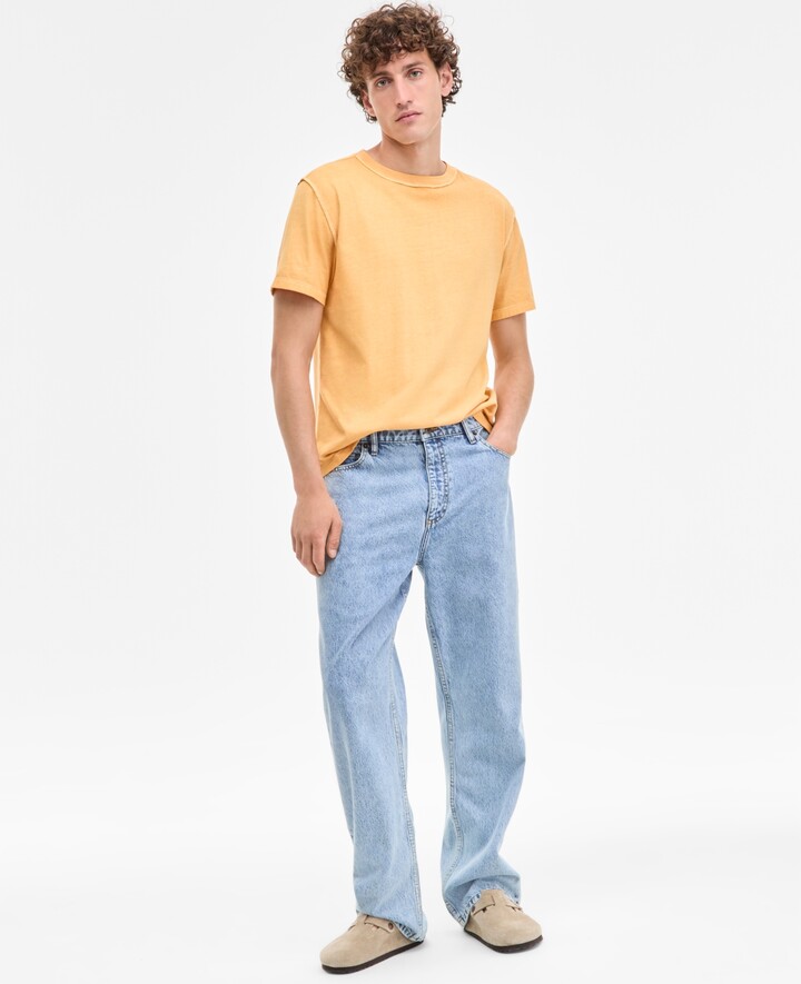 Sun + Stone Men's Mousse Baggy Jeans, Exclusively at Macy's