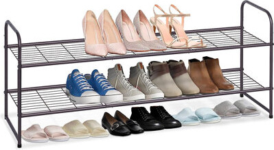 12 Pair Stackable Shoe Storage