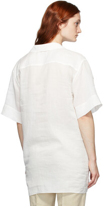 Joseph White Ramie Brani Shirt