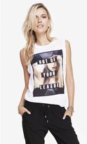 Thumbnail for your product : Express Graphic Muscle Tank - Out Of Your League