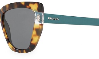 Prada Catwalk 55MM Cat Eye Sunglasses