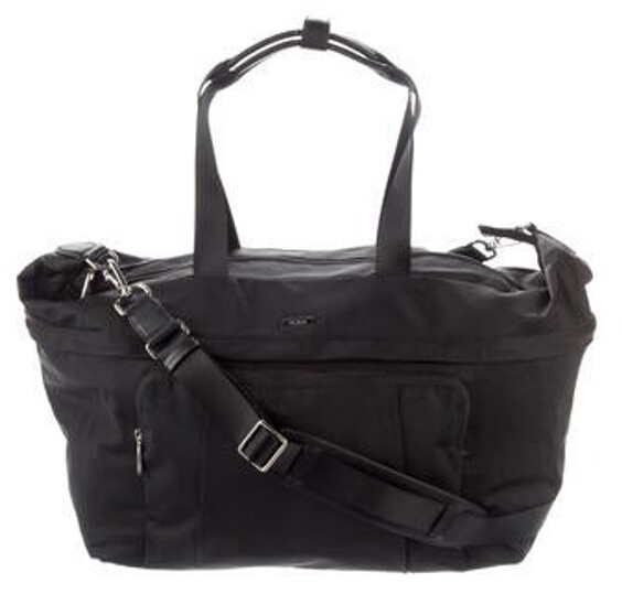 Tumi Large Leather Trimmed Nylon Weekender Bag ShopStyle