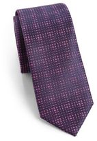 Thumbnail for your product : HUGO Modern Square Check Silk Tie