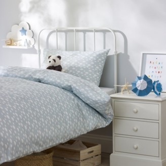 blue cot bed bedding