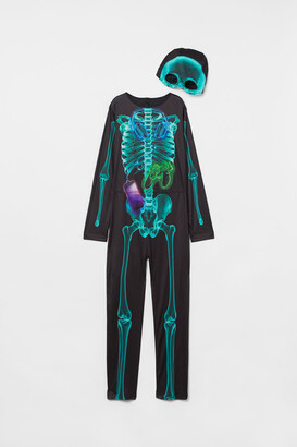 H&M Skeleton Costume - Black - ShopStyle