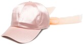 Thumbnail for your product : Eugenia Kim Lauren bow-detail baseball cap