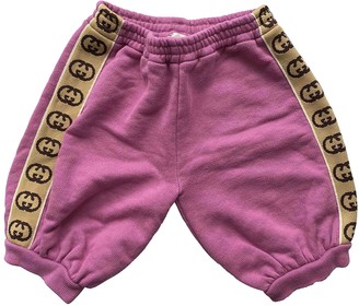 Gucci Pink Cotton Shorts