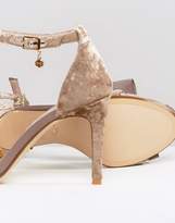 Thumbnail for your product : Dune London London Velvet Two Part Heeled Sandals