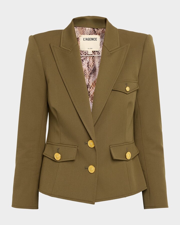L'Agence Wylla Structured Single-Breasted Blazer