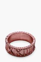 Thumbnail for your product : boohoo Copper Numeral Engraved Ring
