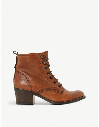 Dune Patsie heeled leather ankle boots