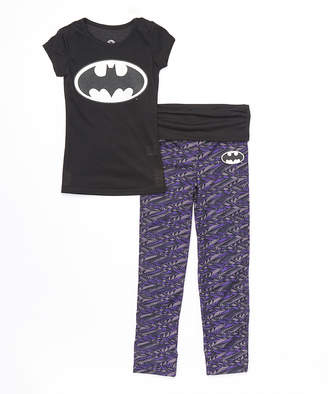 Intimo Batman Yoga Pajama Set - Toddler & Girls
