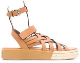 Thumbnail for your product : Prada Sandals 3cm Heel Cross