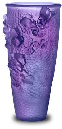 Daum Jardin Imaginaire Purple/Blue Tall Vase