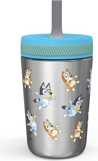 Zak Designs 12 oz Kids Travel Food Jar Stainless Steel Bluey Vacuum  Insulated for Hot and Cold Food