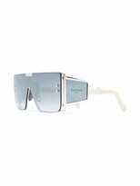 Thumbnail for your product : Balmain Eyewear Wonder Boy oversized-frame sunglasses