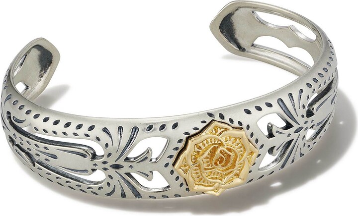 Kendra Scott Ansel Rose Cuff Bracelet in Mixed | Metal
