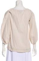 Thumbnail for your product : Isabel Marant Scoop Neck Long Sleeve Top