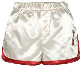 Tommy Hilfiger Satin shorts with appliquA