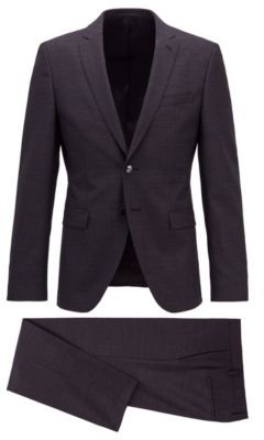 extra slim black suit