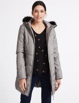 Thumbnail for your product : Marks and Spencer Metallic Waist Padded Coat with Stormwearâ"¢