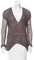 Thumbnail for your product : Helmut Lang Open Knit V-Neck Sweater
