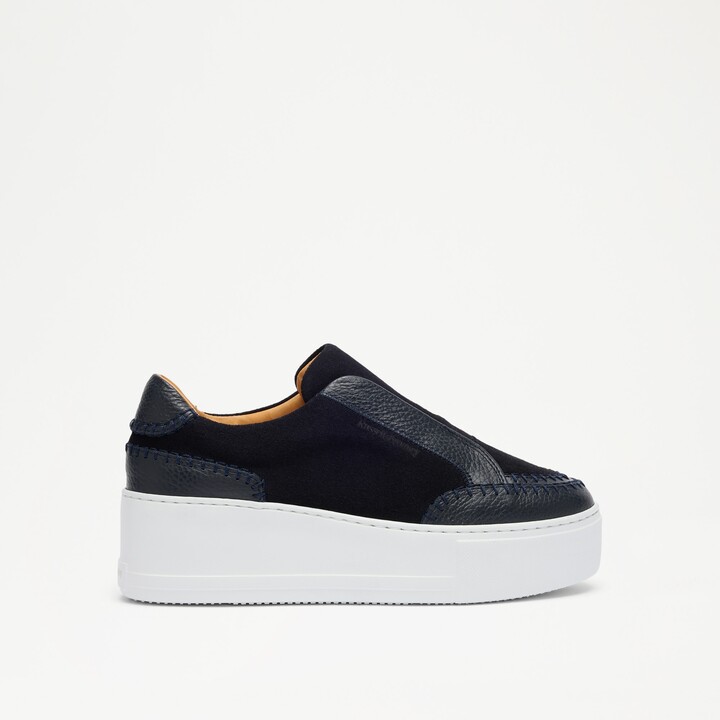 Russell Bromley PARK LINE Whip Stitch Laceless Trainer ShopStyle