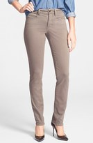 Thumbnail for your product : NYDJ 'Samantha' Slim Straight Leg Stretch Sateen Jeans