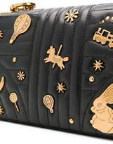 Thumbnail for your product : Prada Diagramme studded shoulder bag