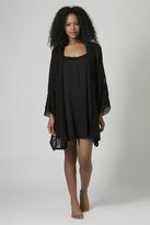 Thumbnail for your product : Topshop Embroidered chiffon robe