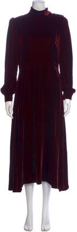 Goat Silk Long Dress