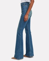 Thumbnail for your product : Veronica Beard Florence Flared High-Rise Jeans