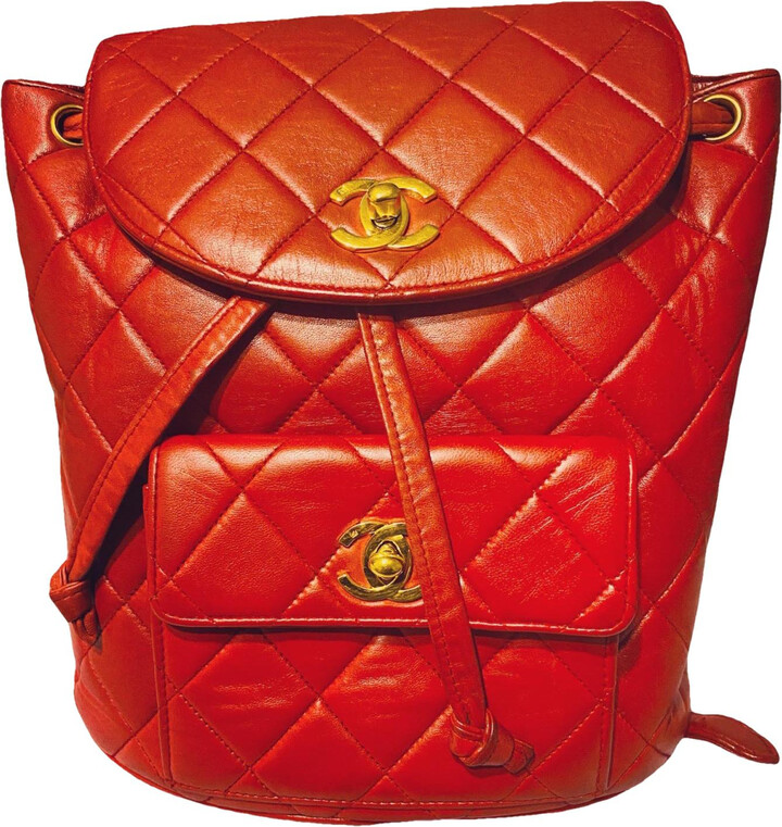 Chanel Pre Owned 1997 Duma leather backpack - ShopStyle