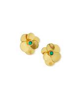 Thumbnail for your product : Tory Burch Golden Flower Petal Stud Earrings