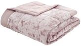 Thumbnail for your product : Catherine Lansfield Crushed Velvet Bedspread Throw Pink