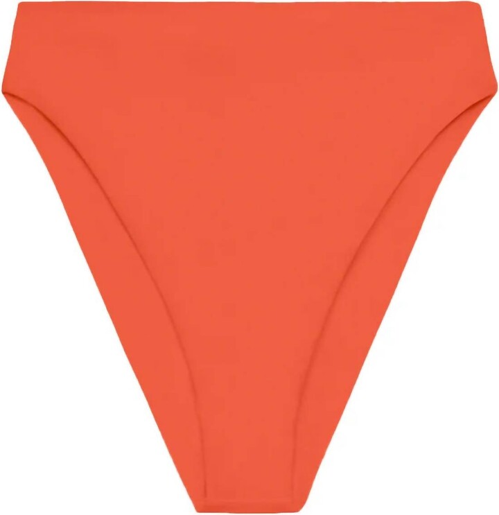 JADE SWIM Women's Incline Bikini Bottom In Melon