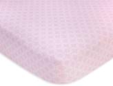 Thumbnail for your product : carter's Trellis Sateen Fitted Crib Sheet in Pink