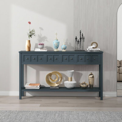 Winston Porter Himanshu Rustic Entryway Console Table 60\