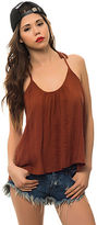 Thumbnail for your product : RVCA The Between The Lines Top in Coconut Shell