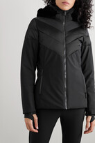 Thumbnail for your product : Fusalp Anne Futur Hooded Faux Fur-trimmed Quilted Ski Jacket - Black