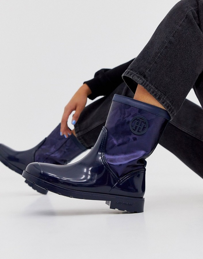 Tommy Hilfiger lined rain boots - ShopStyle